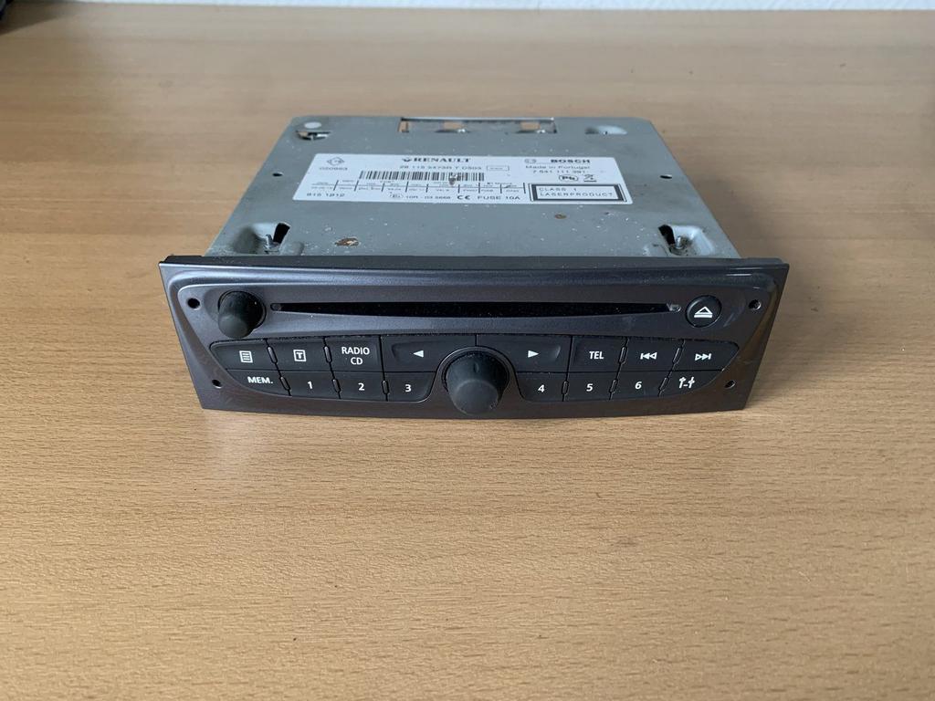 radio CD origineel renault clio 2005 tot 2014 281155473R, Auto diversen, Autoradio's, Gebruikt, -, -, Ophalen of Verzenden