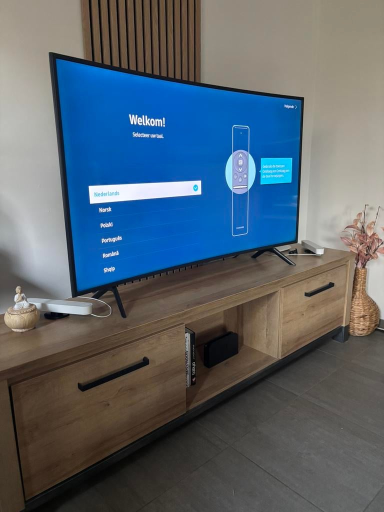 TV Samsung 55” incurvée 4K Smart TV + carton, TV, Hi-fi & Vidéo, Télévisions, Enlèvement, Comme neuf