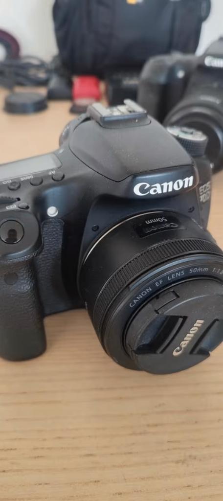 Canon EOS 70D (x2), Audio, Tv en Foto, Fotocamera's Digitaal, Ophalen of Verzenden, Gebruikt, Spiegelreflex, Canon