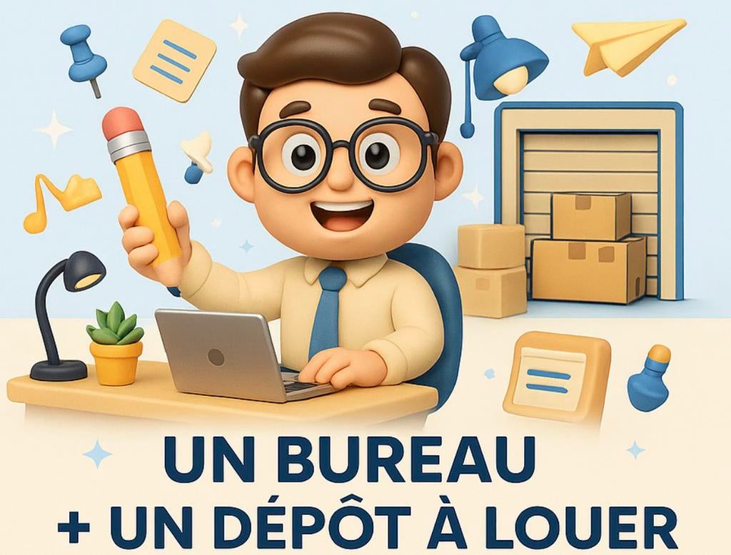 Bureau et dépôt à louer