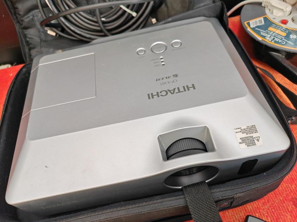 Hitachi CP-X301 Beamer, compleet., Ophalen of Verzenden, LCD