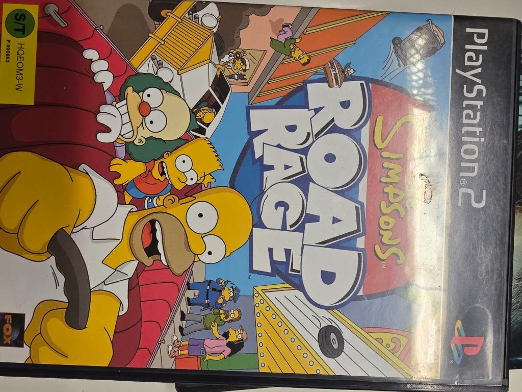 Ps2 the simpsons  road race  spel, Consoles de jeu & Jeux vidéo, 2 joueurs, Enlèvement ou Envoi, Comme neuf, À partir de 3 ans