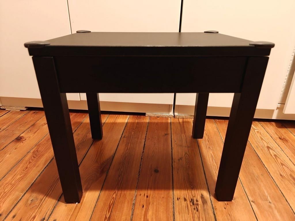 table serie Malm Ikea noire, Maison & Meubles, Enlèvement, Comme neuf