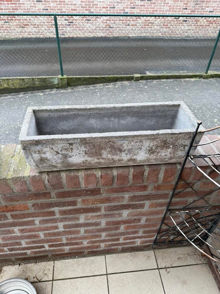 4 betonnen plantenbakken, Ophalen, Gebruikt, Minder dan 30 cm, Balkon