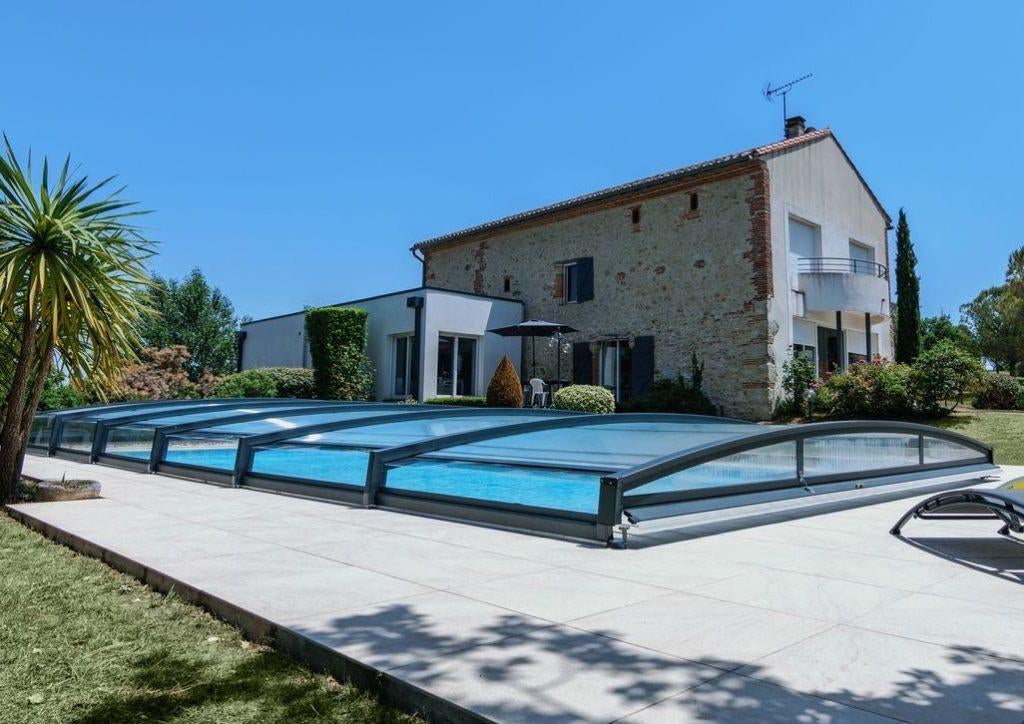 Abri de piscine design, Envoi, Neuf, Couverture de piscine