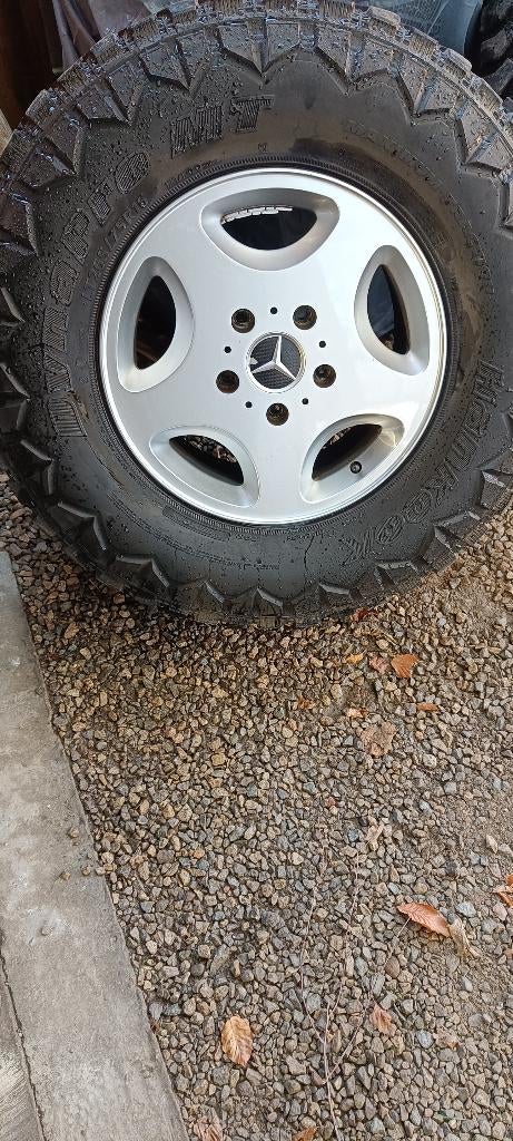 originele Mercedes G-klasse velgen W463, Pneus et Jantes, 4 Saisons, 16 pouces, 265 mm