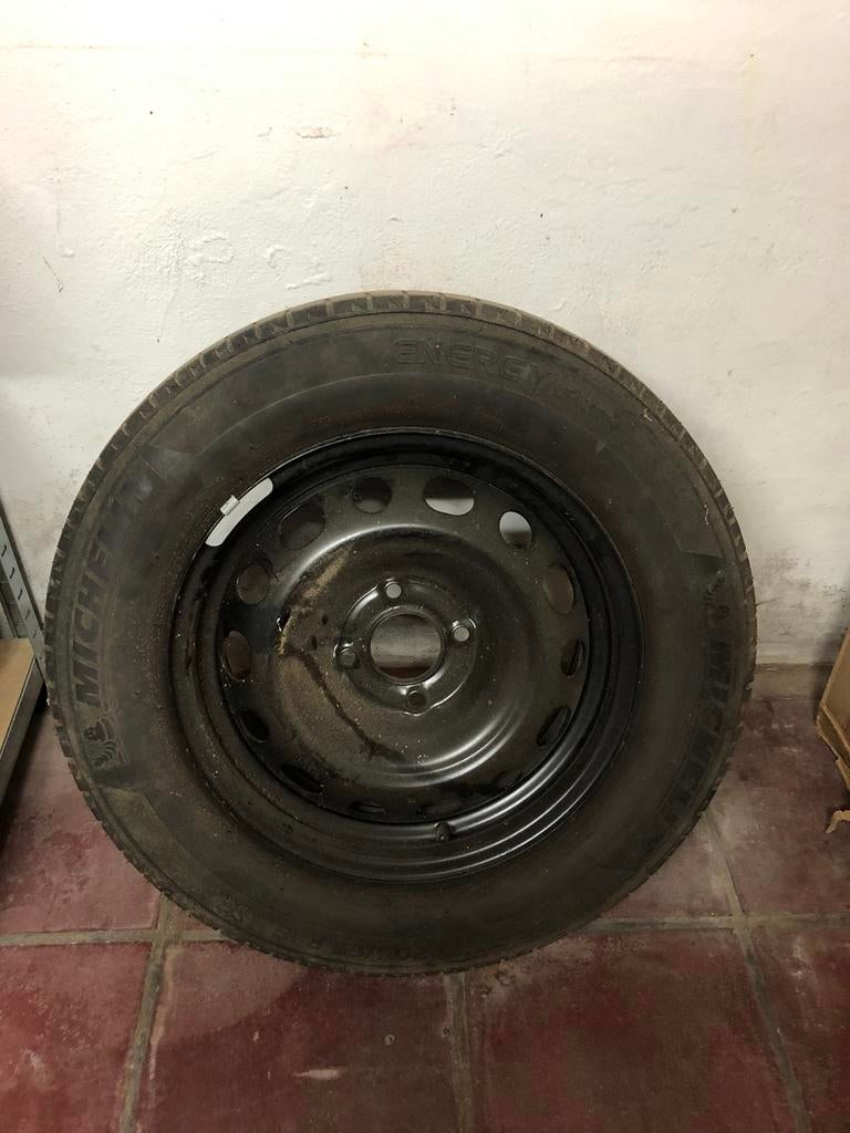 Band Michelin + velg als reservewiel citroen berlingo, Ophalen, Gebruikt, 15 inch, Banden en Velgen