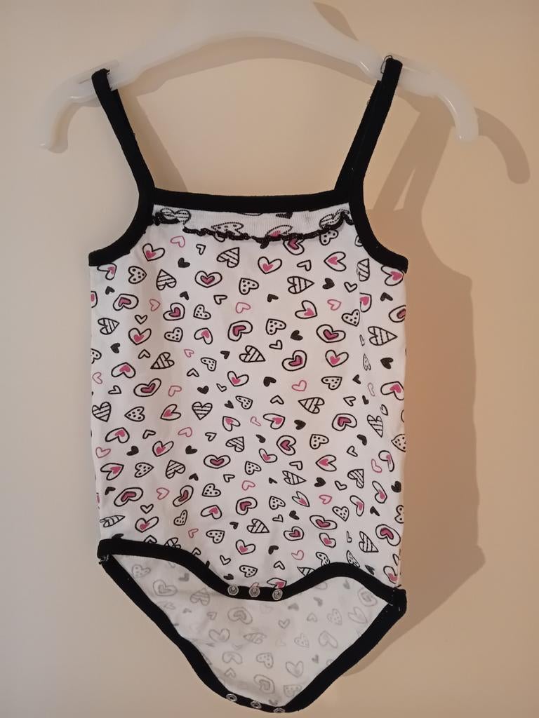 Romper met spaghettibandjes - maat 74/80, Kinderen en Baby's, Babykleding | Maat 74, Meisje, Ophalen of Verzenden, Zo goed als nieuw
