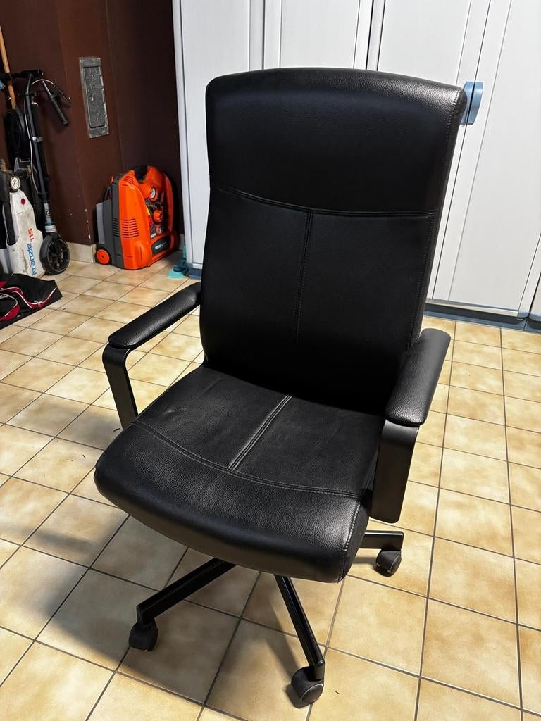 Ikea Millberget, Maison & Meubles, Chaises de bureau, Enlèvement, Comme neuf, Noir, Chaise de bureau
