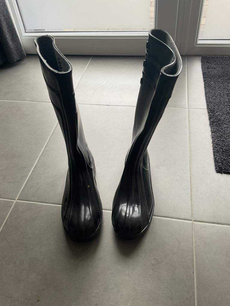 Regenlaars, werkregenlaars met stalen tip., Tuin en Terras, Ophalen, Zo goed als nieuw