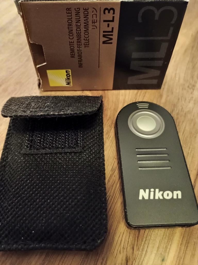 Nikon ML-L3 Remote Controller + bekabelde afstandsbediening, Audio, Tv en Foto, Ophalen