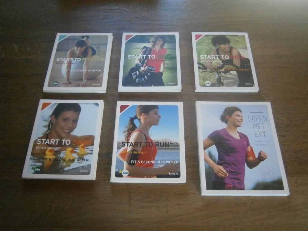 Evy Gruyaert start to: run,golf,bike,fitness,swim+lopen met, Enlèvement ou Envoi, Neuf, Autres sports