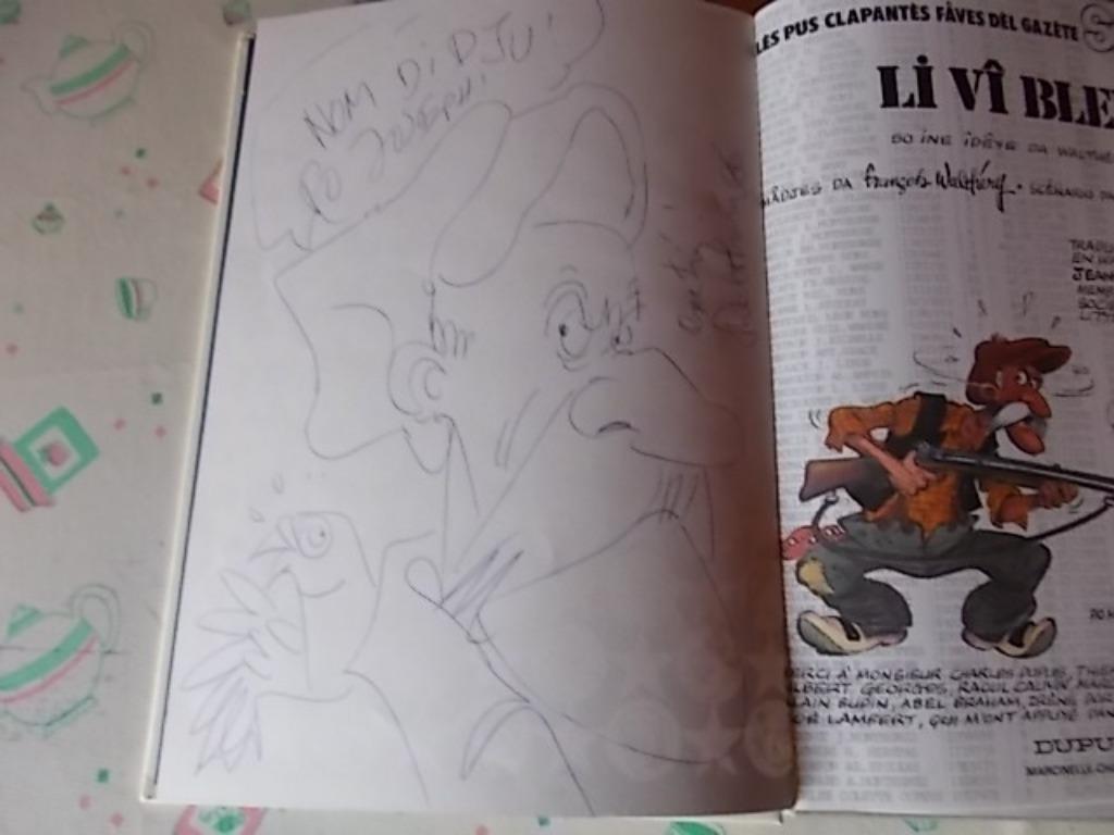 BD EO "Li Vî Bleû" dédicacée Walthéry, Livres, Enlèvement ou Envoi, Utilisé