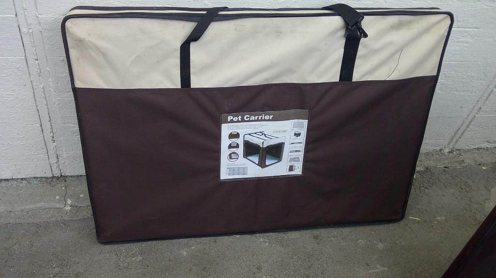 cage pliable pet carrier 100x70x70cm avec couverture jamais, Ophalen, Zo goed als nieuw