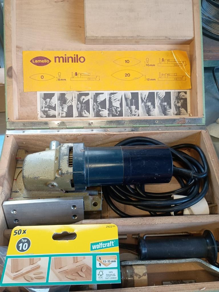 Lamello machine, Doe-het-zelf en Bouw, Ophalen of Verzenden