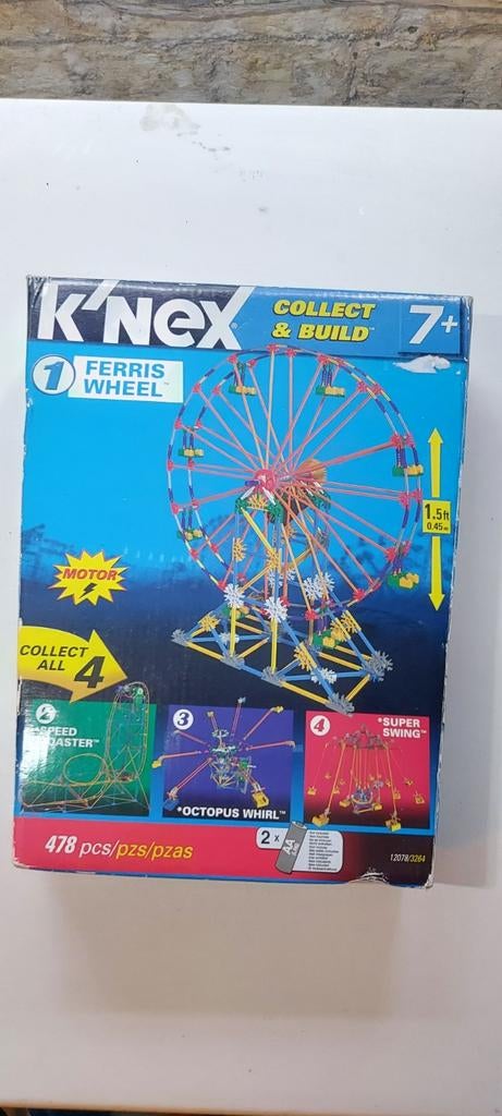 Grande Roue K'NEX Motorisée, Enlèvement ou Envoi, Comme neuf, K'nex