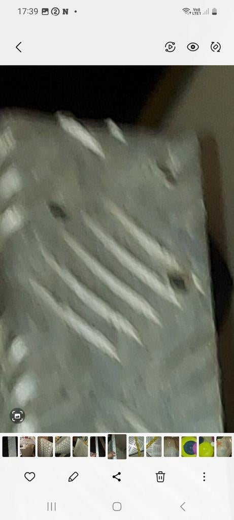 2.traanplaten 75cm op 62cm .3mm dik, Doe-het-zelf en Bouw, Ophalen, Zo goed als nieuw