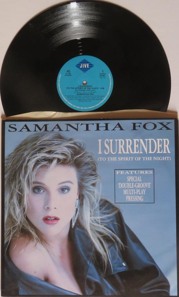 Samantha Fox - I surrender. Maxi, Ophalen of Verzenden, Gebruikt, 12 inch