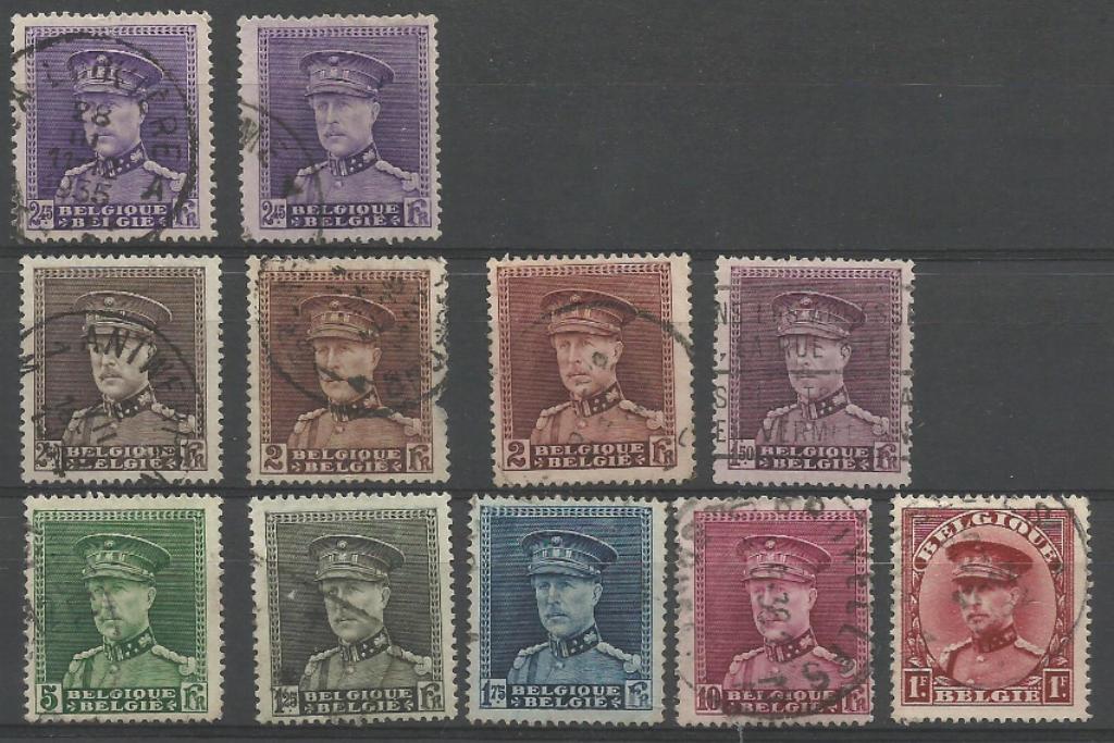 Timbres 317/324 Albert 1er Type Albert en casquette 1931, Timbres & Monnaies, Timbres | Europe | Belgique, Timbre-poste, Enlèvement ou Envoi