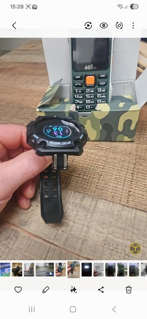 Montre connecté, Enlèvement ou Envoi