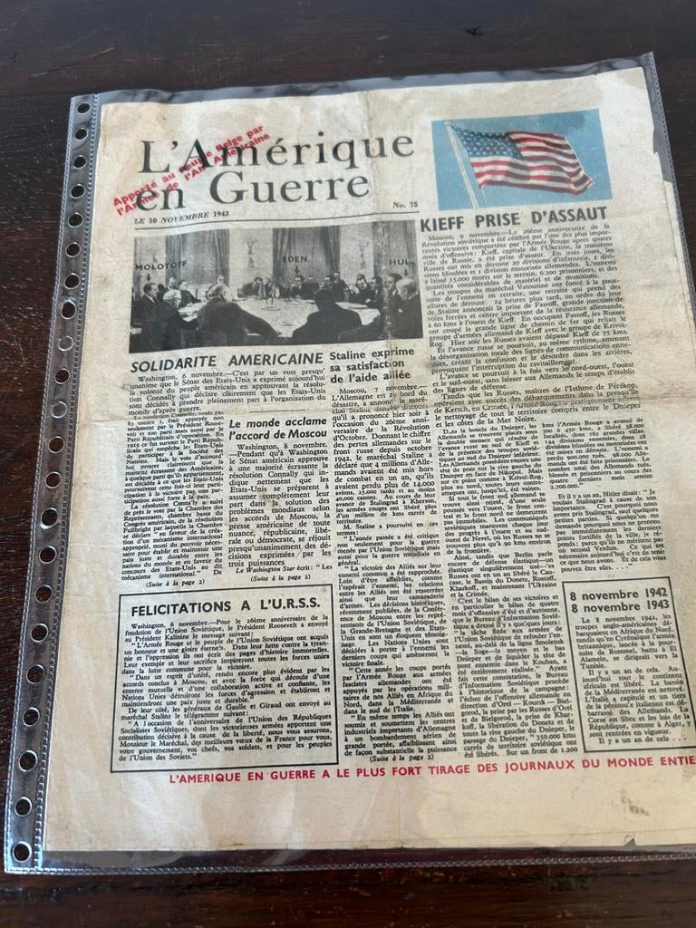 Vliegtuigpamflet USA, Ophalen of Verzenden