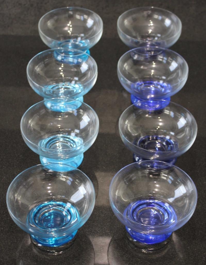 8 kopjes voor fruit of ijs, Ophalen of Verzenden, Nieuw, Glas, Glas of Glazen