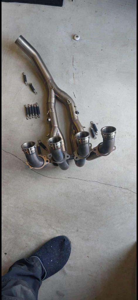 Akrapovic rvs bochtenset bmw s1000r/xr, Auto-onderdelen, Uitlaatsystemen, Ophalen, BMW