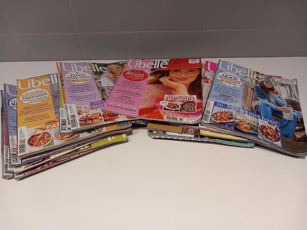 Pakket tijdschriften Libelle, Boeken, Tijdschriften en Kranten, Ophalen of Verzenden, Gelezen, Damesbladen