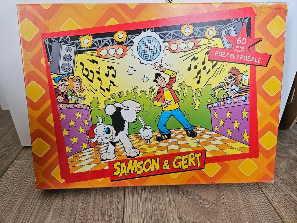 Samson en Gert puzzel - 60 stuks - Studio 100, Kinderen en Baby's, Speelgoed | Kinderpuzzels, Ophalen, Gebruikt