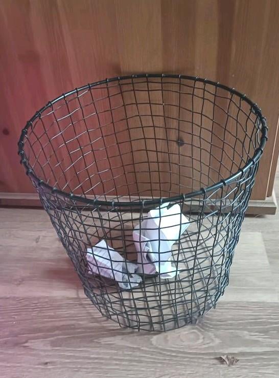 Papiermand of mand voor dekens, Maison & Meubles, Accessoires pour la Maison | Plataux & Paniers, Comme neuf, Panier, Enlèvement