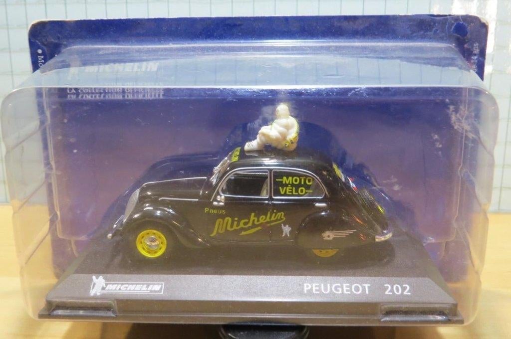 Michelin Peugeot 202 1:43, Ophalen of Verzenden, Nieuw, Auto, Overige merken