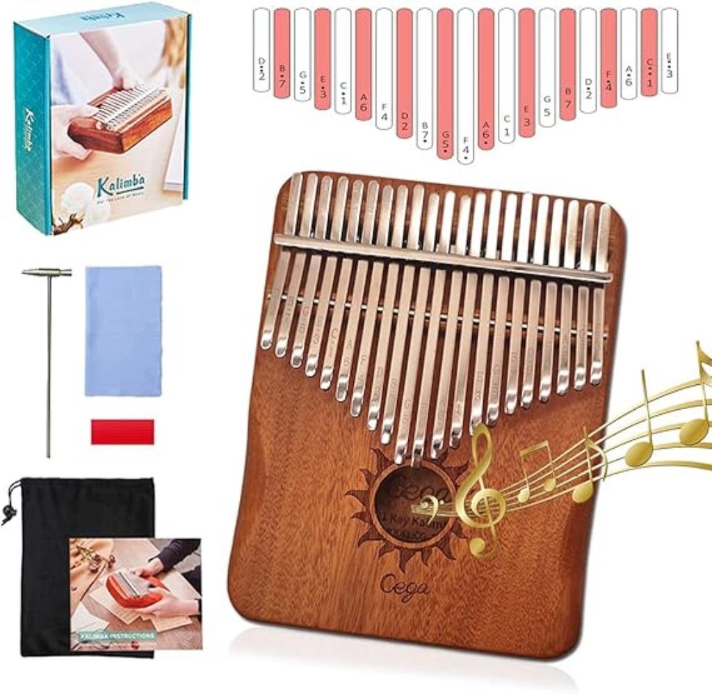 Piano Kalimba 21 pouces LIVRAISON RAPIDE ET GRATUITE, Neuf, -, -, TECHFECTION