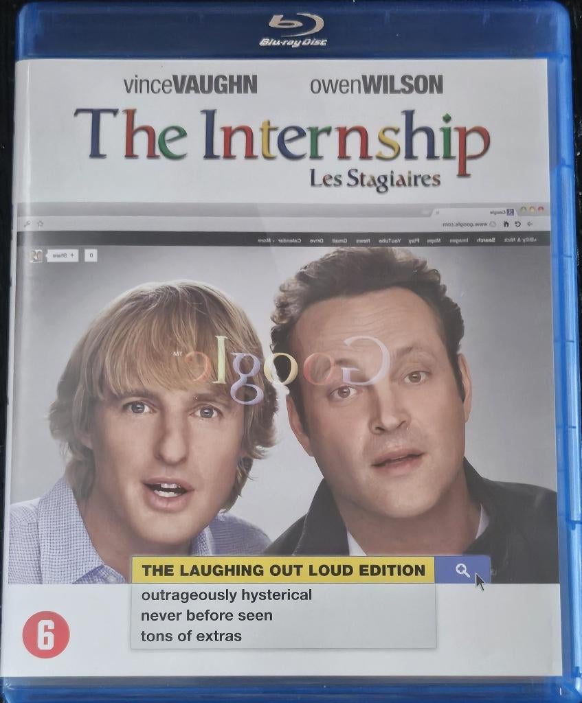 The Internship (2013) Blu Ray, Cd's en Dvd's, Blu-ray, Ophalen of Verzenden, Zo goed als nieuw, Humor en Cabaret