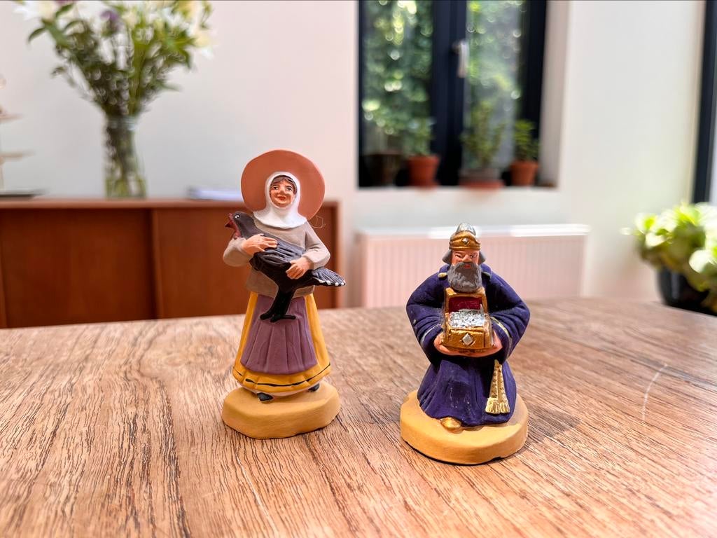 Kleien artisanale beeldjes uit Nîmes, Ophalen of Verzenden, Zo goed als nieuw