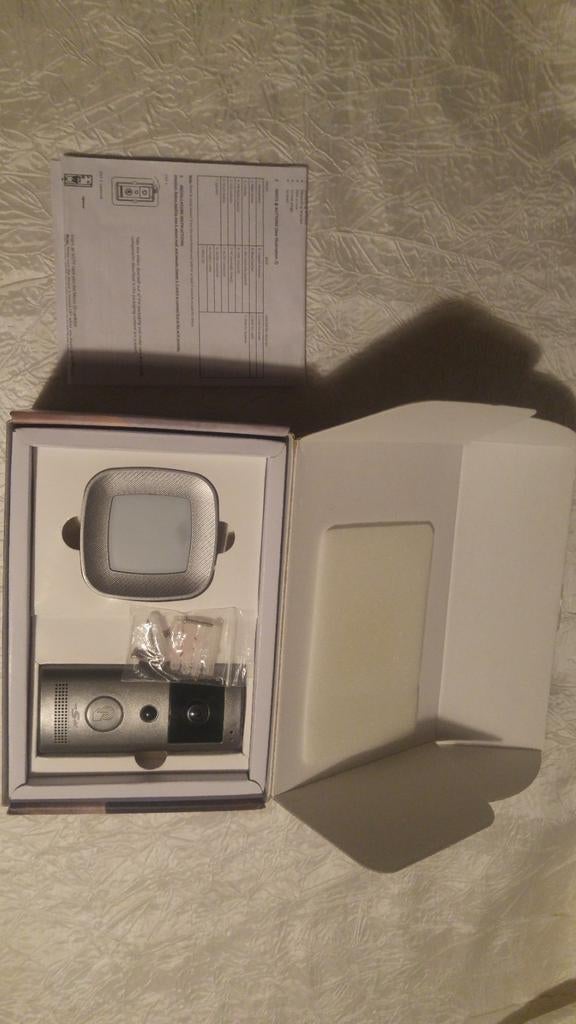 Set sonnette vidéo caméra receiver doorbell dourbel mrsafe, Maison & Meubles, Sonnettes, Enlèvement ou Envoi, Comme neuf