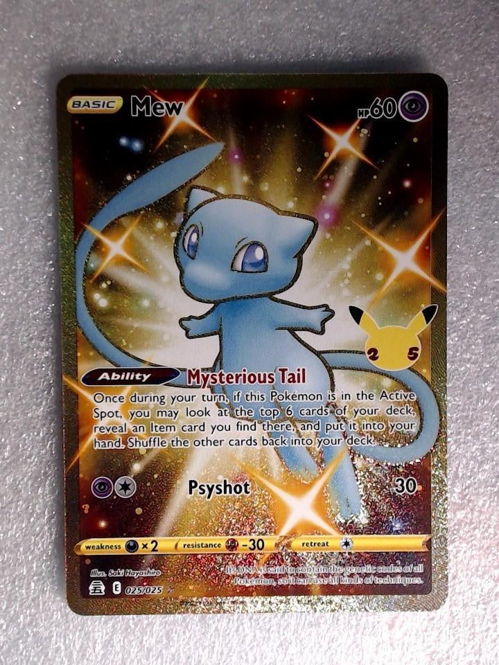 Mew (CEL 025), Hobby en Vrije tijd, Ophalen of Verzenden, Zo goed als nieuw, Losse kaart