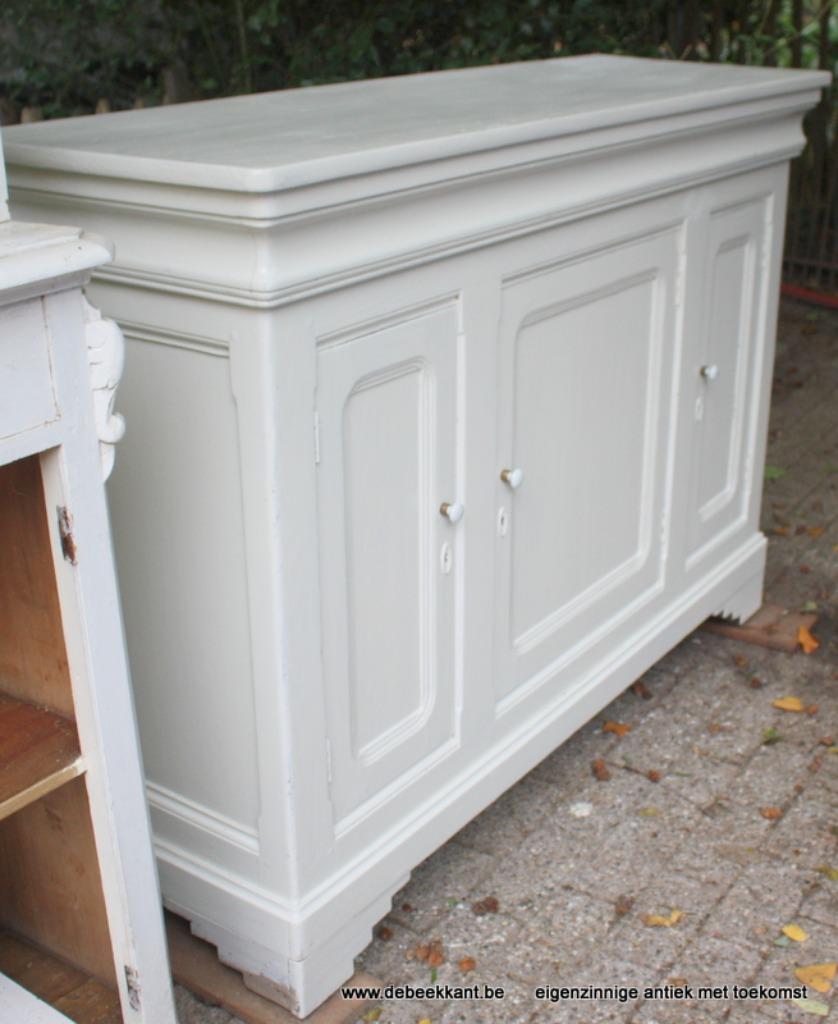 Retro vintage antieke oude kast dressoir Louis Philippe, Enlèvement ou Envoi