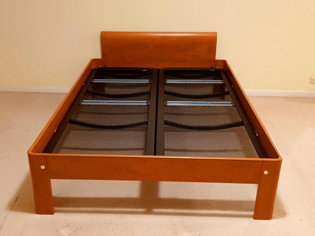 Cadre de Lit et sommiers Auping 140 x 200 cm, Huis en Inrichting, Slaapkamer | Bedden, Ophalen, Verstelbaar, Tweepersoons, 140 cm