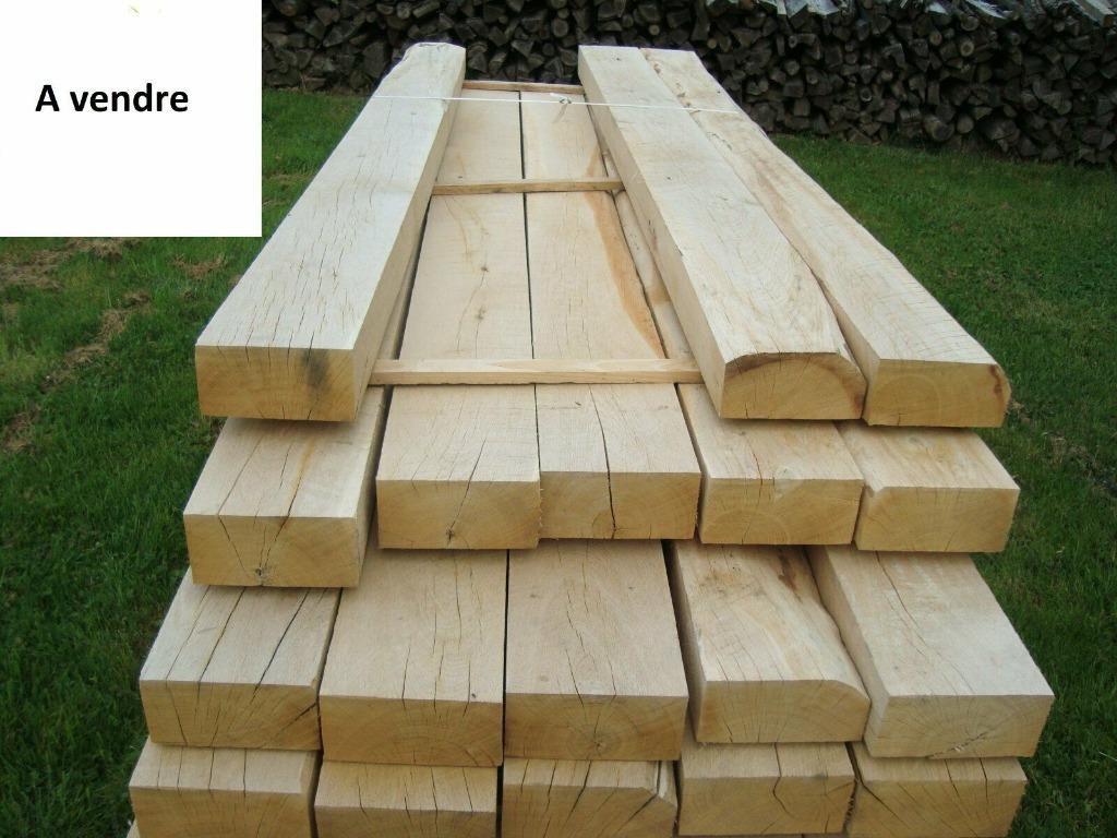 Billes de chemin de fer poutre traverse en chene poteau eik