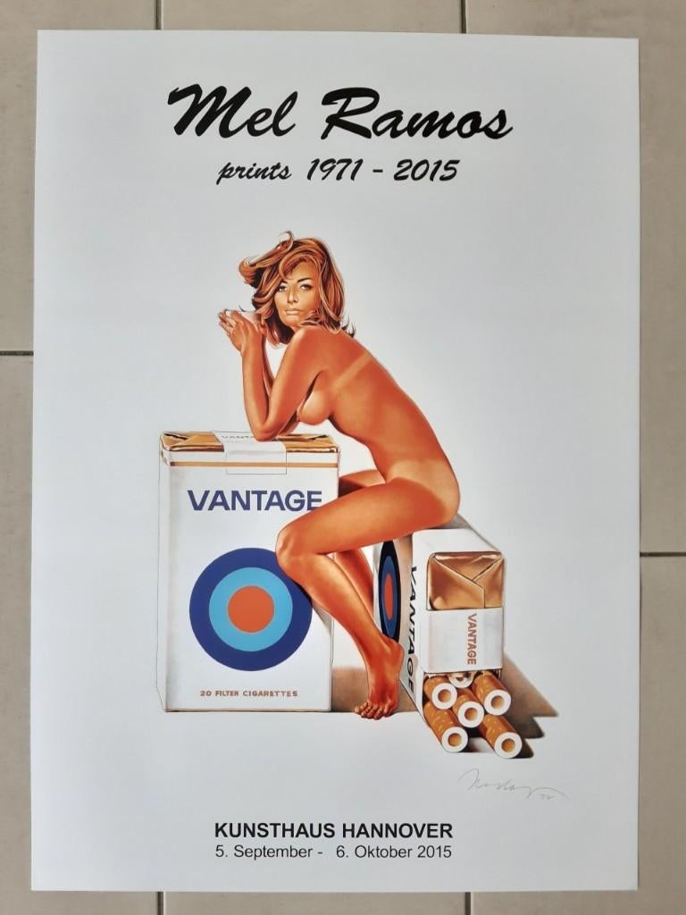 Mel Ramos - Vantage - Hannover 2015, Antiek en Kunst, Kunst | Litho's en Zeefdrukken, Ophalen of Verzenden