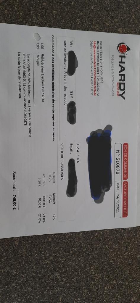 frigoFrigo Congelateur Liebherr CNP 4313, Electroménager, Réfrigérateurs & Frigos, Comme neuf, Enlèvement