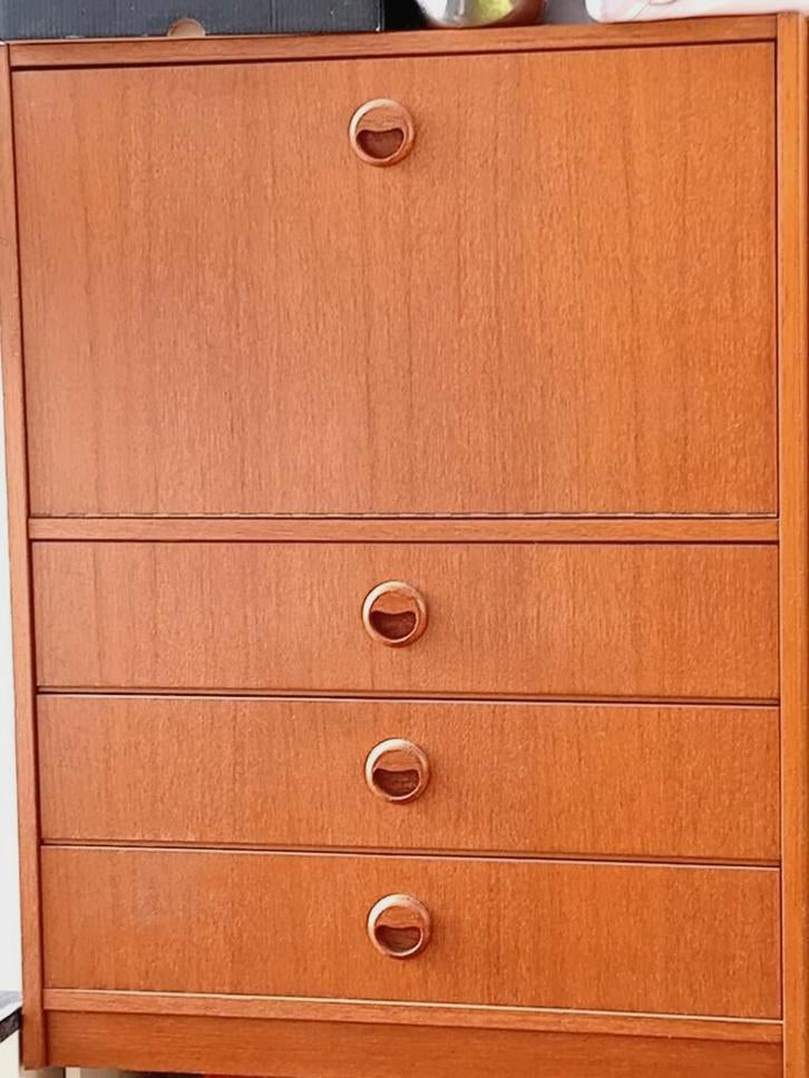 🔶 Design beau Meuble bar XXe ️ Secrétaire coiffeuse miroir, Enlèvement