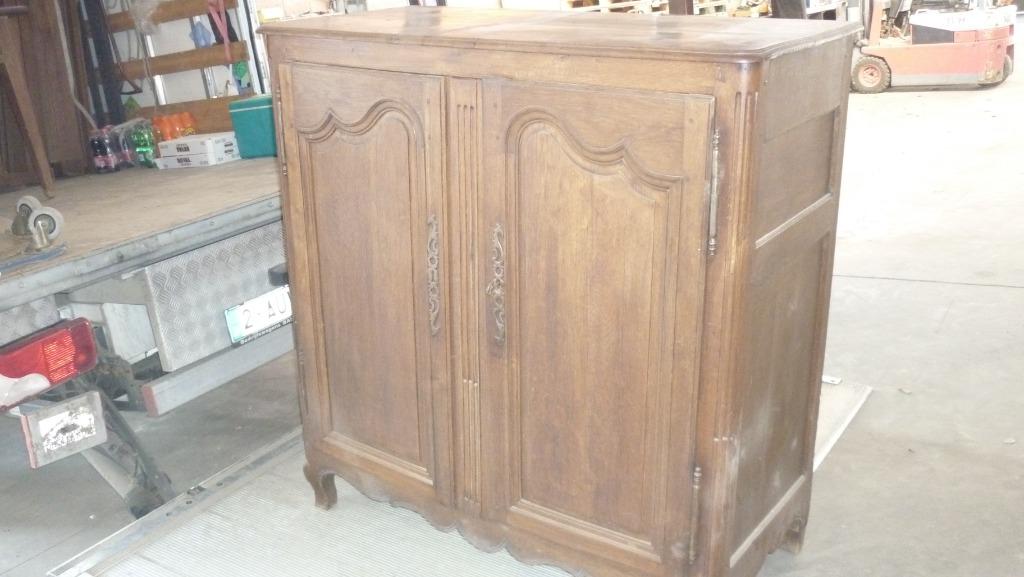 ANTIEKE FRANSE EIKEN DRESSOIR, Ophalen