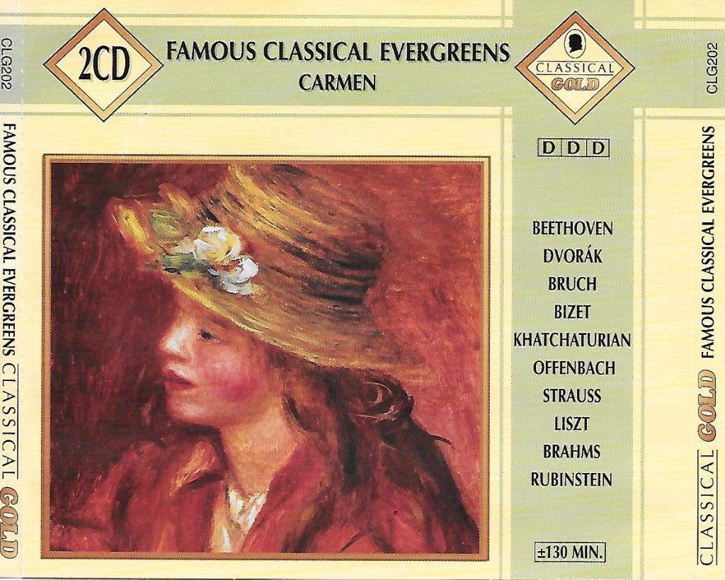 Famous Classical Evergreens - DDD - 2CD, Ophalen of Verzenden