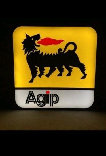 Tableau lumineux AGIP, Collections, Marques & Objets publicitaires, Neuf, Enlèvement ou Envoi