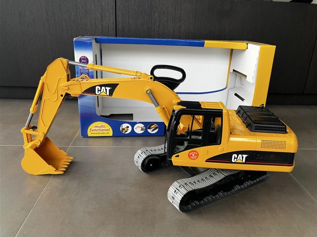 Bruder Caterpillar graafmachine, Kinderen en Baby's, Ophalen, Zo goed als nieuw