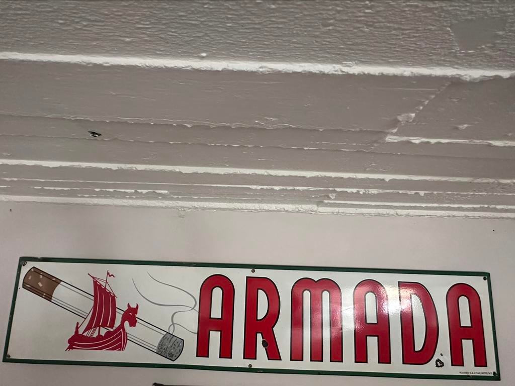 Geëmailleerde plaat Armada, Ophalen