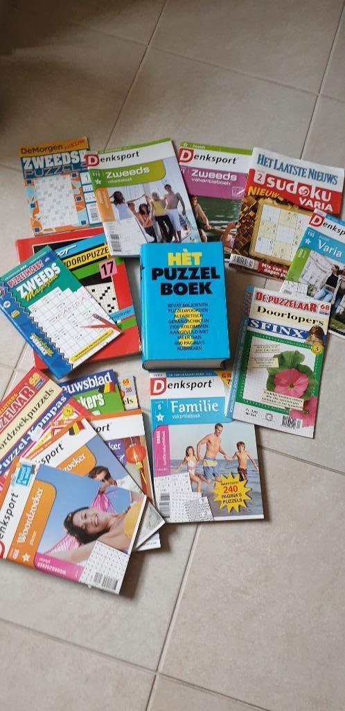 Denksportpuzzels + puzzelwoordenboek, Ophalen, Nieuw