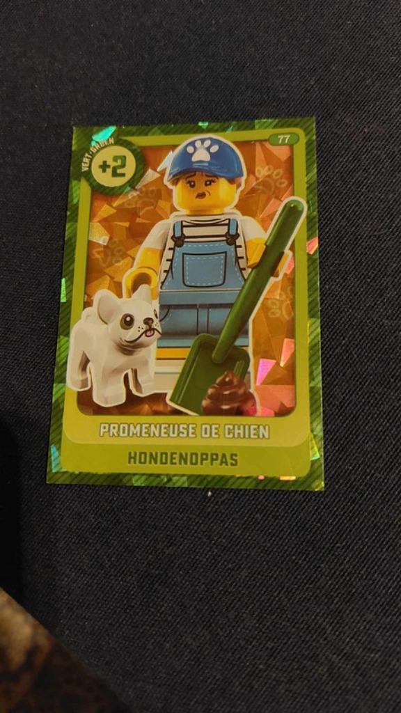 Lego / Verzamelkaart / Hondenoppas, Verzenden, Zo goed als nieuw, Lego