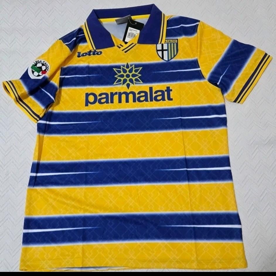 Parma Crespo Voetbal Thuisshirt Origineel Nieuw 1998, Envoi